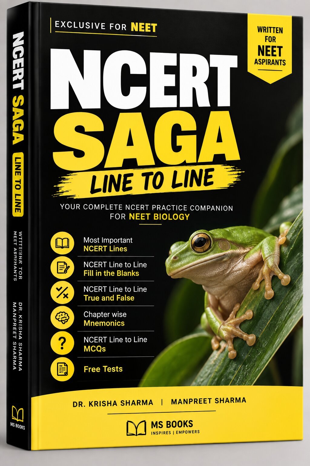 NCERT SAGA Line to Line Biology book
